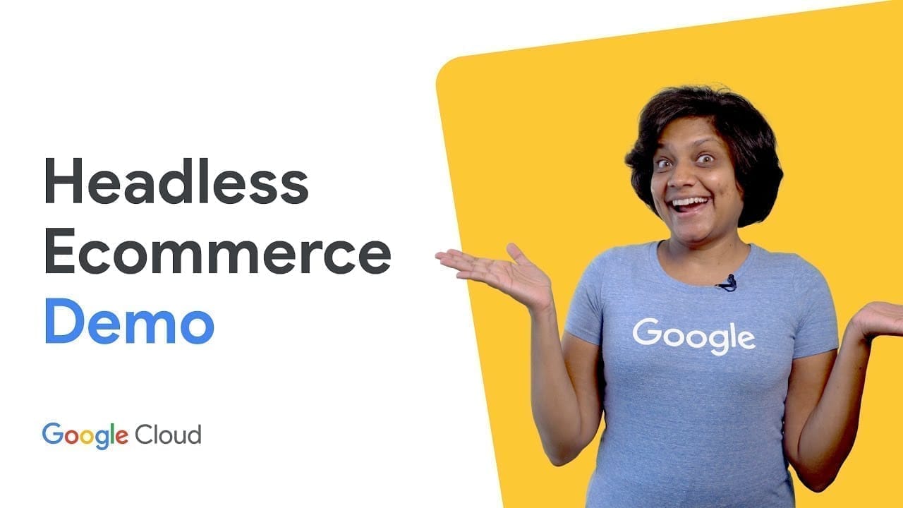 Headless ecommerce architecture demo (video thumbnail)