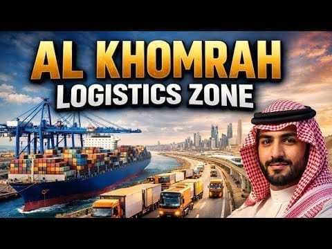 Saudi Arabia new trade gateway, Al Khomrah logistics zone (video thumbnail)