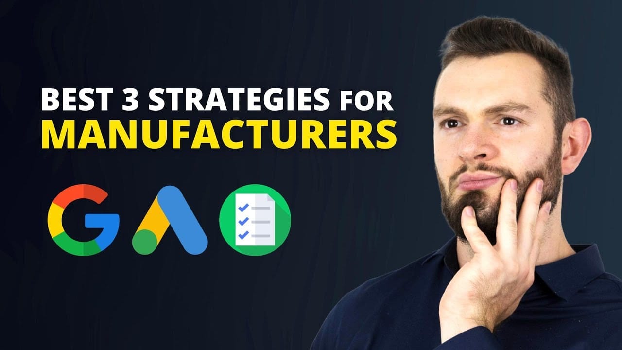 How to get B2B leads online as a manufacturing company (video thumbnail)