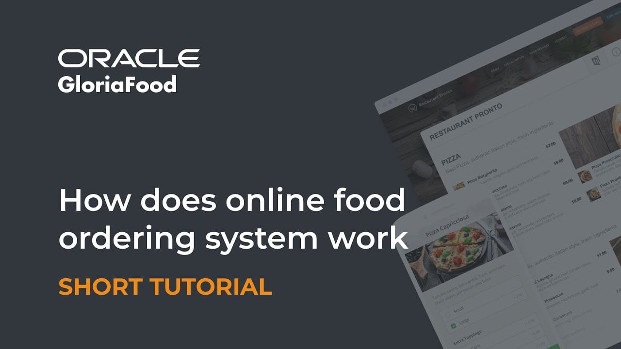 How does an online food ordering system work (video thumbnail)