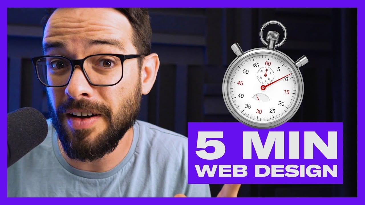 Professional Web Design Process Explained in 5 minutes (video thumbnail)