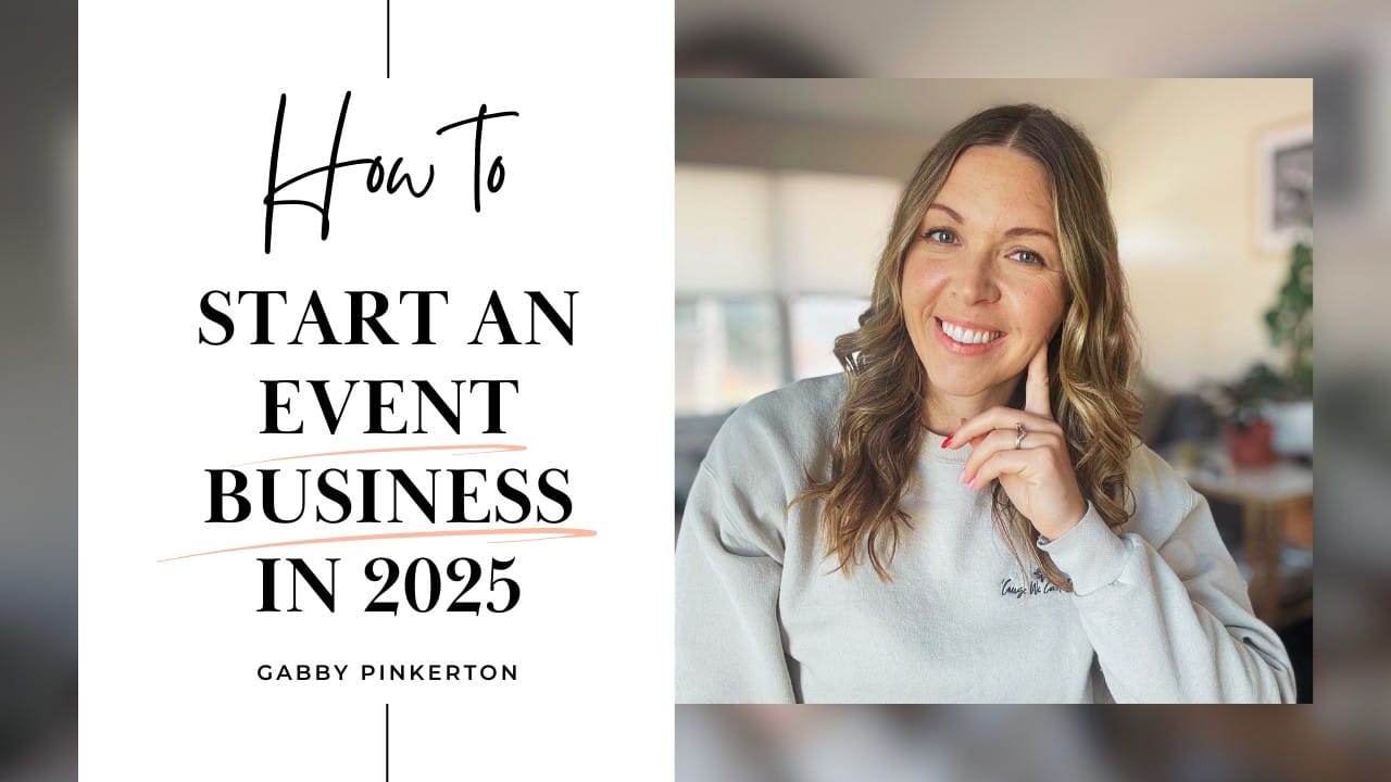 How to start an event planning business, step by step (video thumbnail)